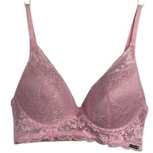 Tahari women's pink lace underwire bra,